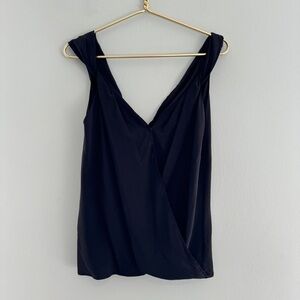 Zero + Maria Cornejo Stretch Silk Twist Strap Tank Top